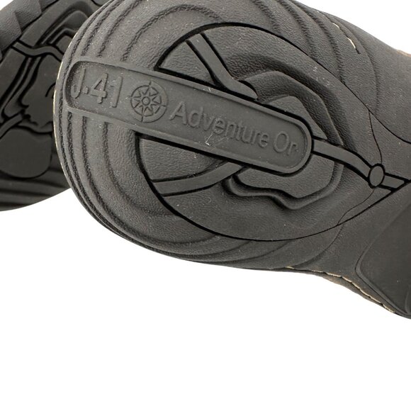 J-41 Adventure On Womens Leather Cushioned Footbed Slide Sandals 10M - Picture 8 of 11